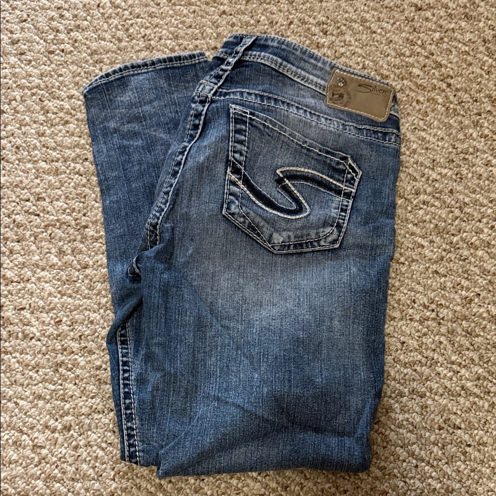 Silver Jeans Women's Skinny Blue Jeans